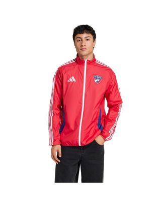 Men's Red/Light Blue FC Dallas 2025 Anthem Reversible Full-Zip Jacket