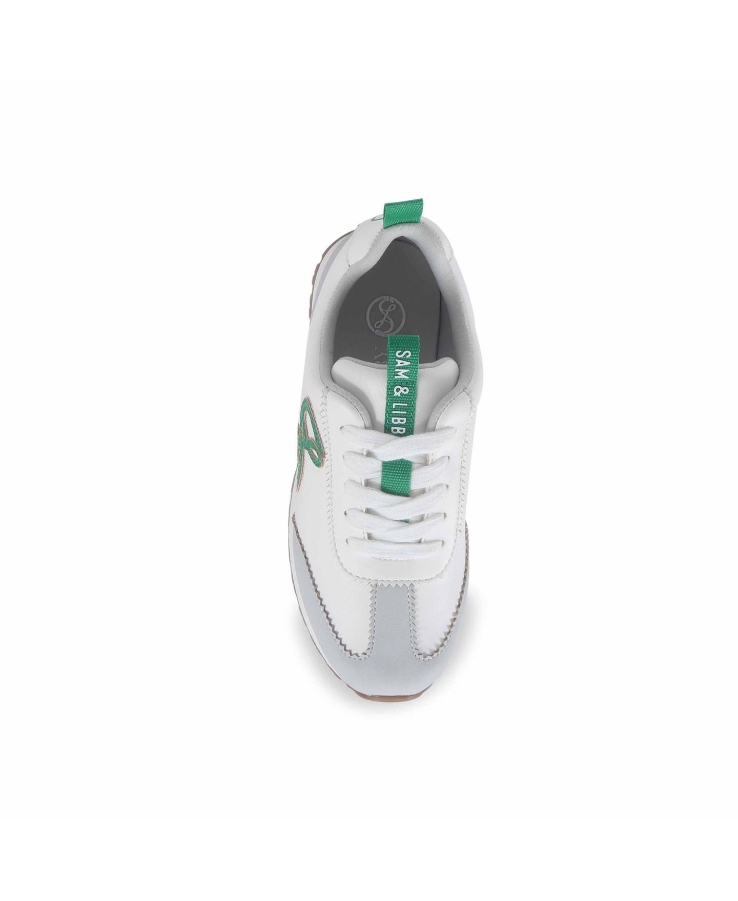 Кроссовки Sam and Libby Rosa Logo Casual Athletic Sneakers для девочек, цвет: Белый разноцветный — фото 5