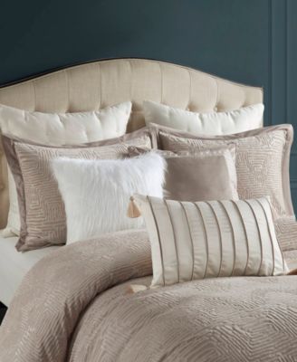 Pescal Oversized Velvet 9-Pc. Comforter Set, King/California King