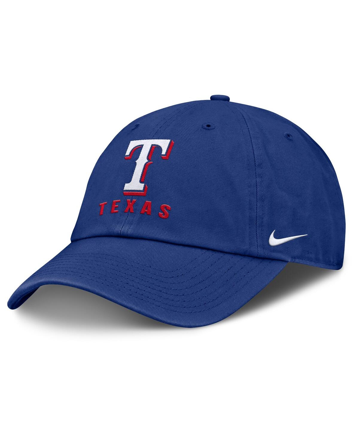 Nike Women's Royal Texas Rangers Club Adjustable Hat In Royal