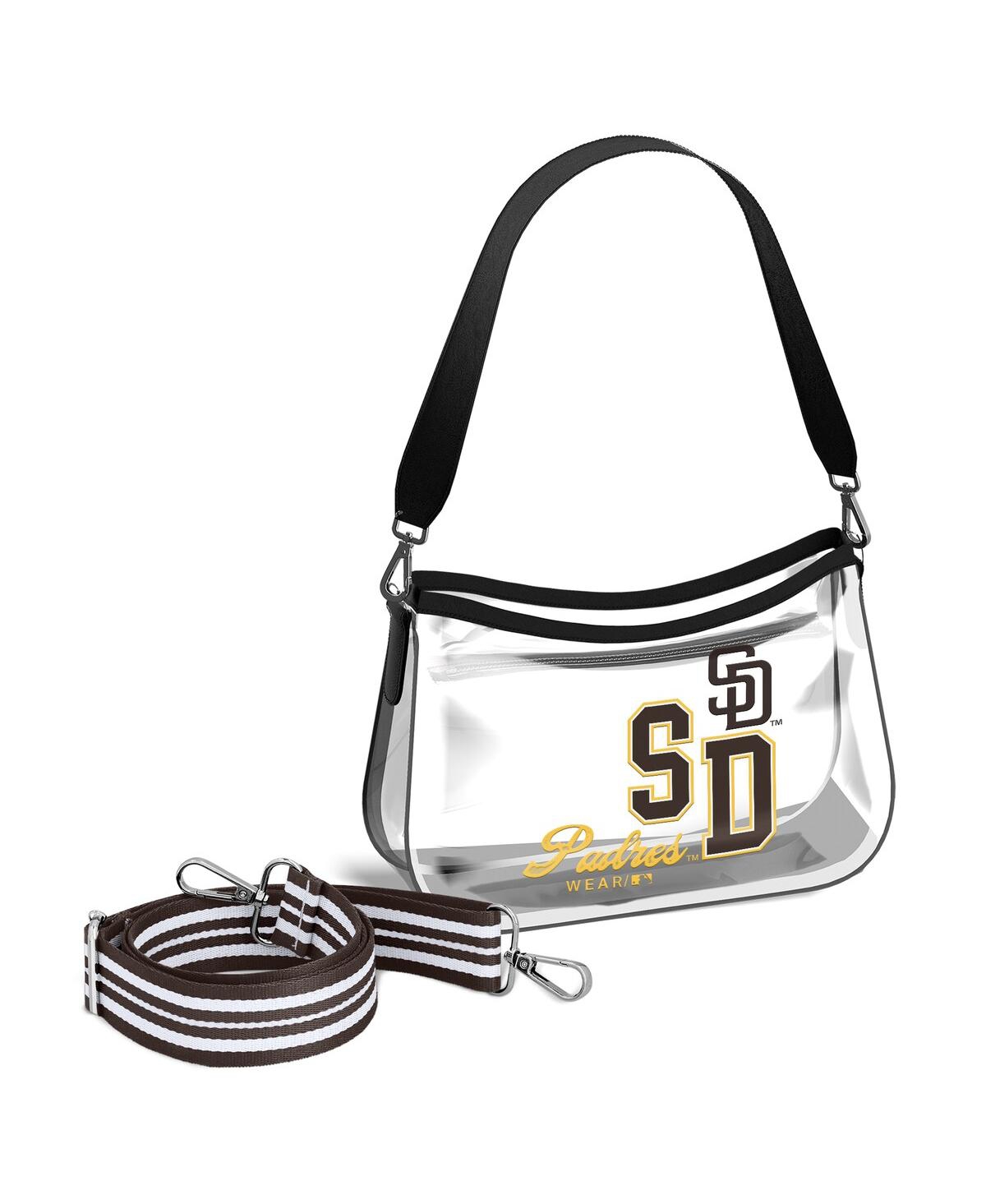WEAR BY ERIN ANDREWS SAN DIEGO PADRES CLEAR STADIUM MINI PURSE 