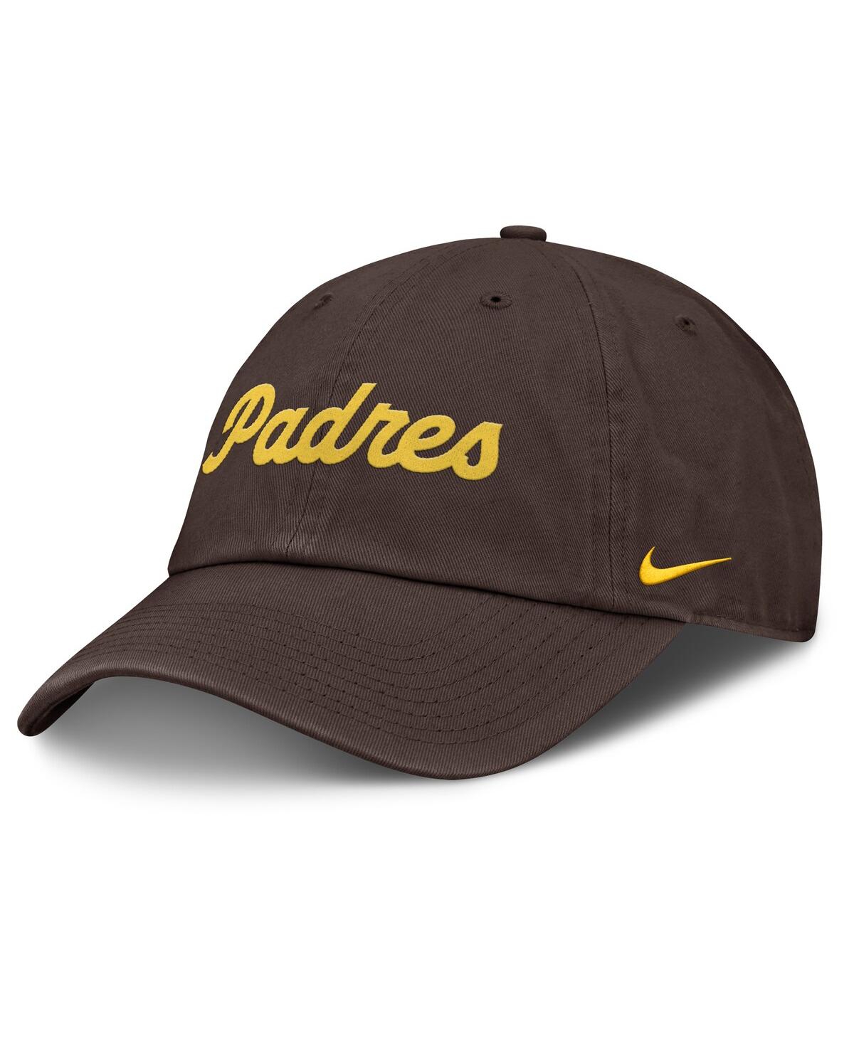 Nike Women's Brown San Diego Padres Club Adjustable Hat In Brown