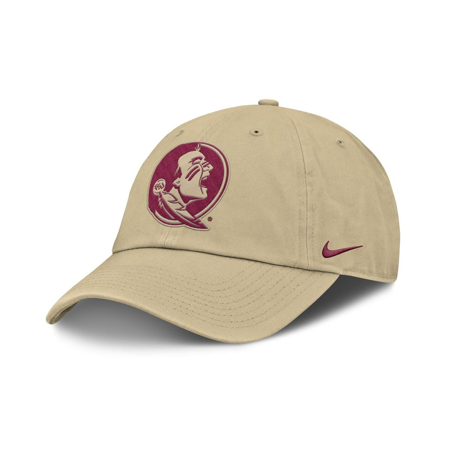 Мужская кепка Nike Gold Florida State Seminoles Primetime Club Adjustable Hat — фото 1