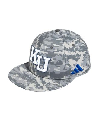 adidas - Men's&nbsp;Adidas Camo Kansas Jayhawks On-Field Fitted Baseball Hat