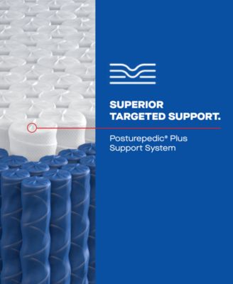 Posturepedic Hybrid Haslett 13" Soft Tight Top Mattress Set - Queen Split