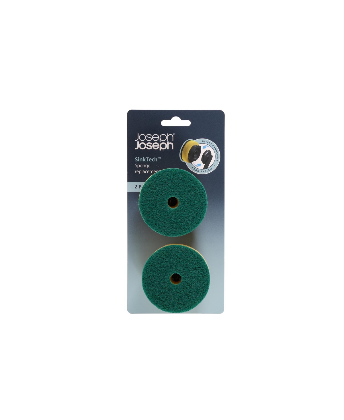 SinkTech Sponge Replacement Heads, Set of 2 - Yellow