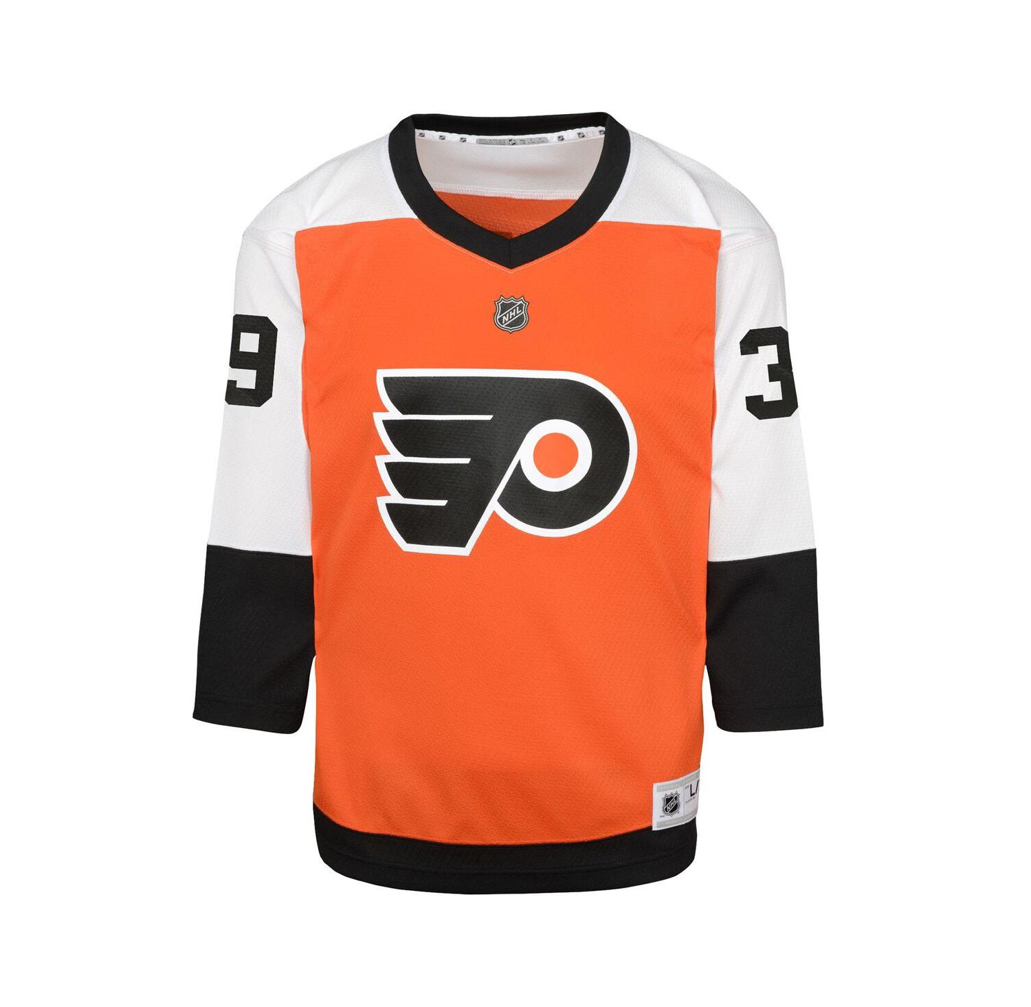 Big Boys and Girls Matvei Michkov Orange Philadelphia Flyers Home Replica Player Jersey
