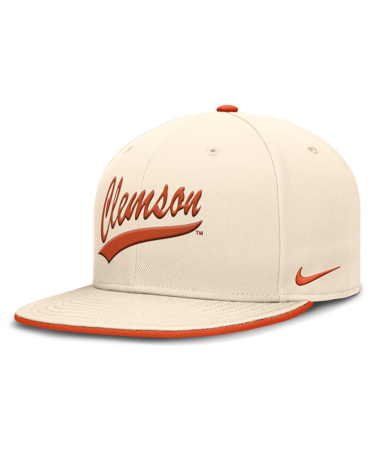 Nike Men's Natural Clemson Tigers Primetime True Performance Fitted Hat In Natural