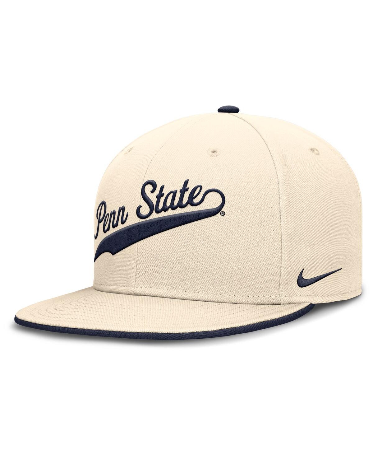 Nike Penn State Nittany Lions Primetime True  Men's Dri-fit College Fitted Hat In Natural