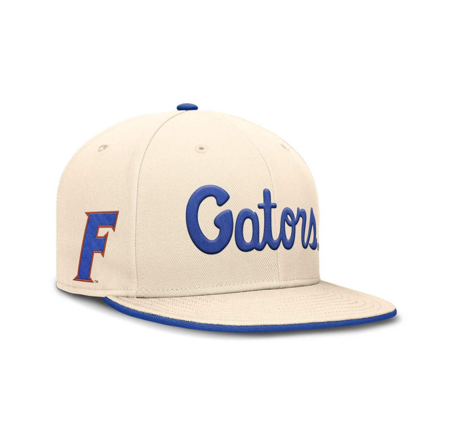 Men's Natural Florida Gators Primetime True Performance Fitted Hat