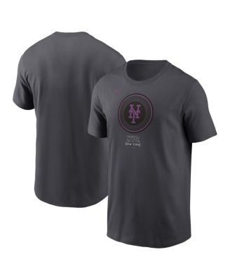 Nike - Men's Charcoal New York Mets 2024 City Connect Large Logo T-Shirt
