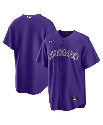 Nike - Men's Purple Colorado Rockies Alternate Replica Team Jersey