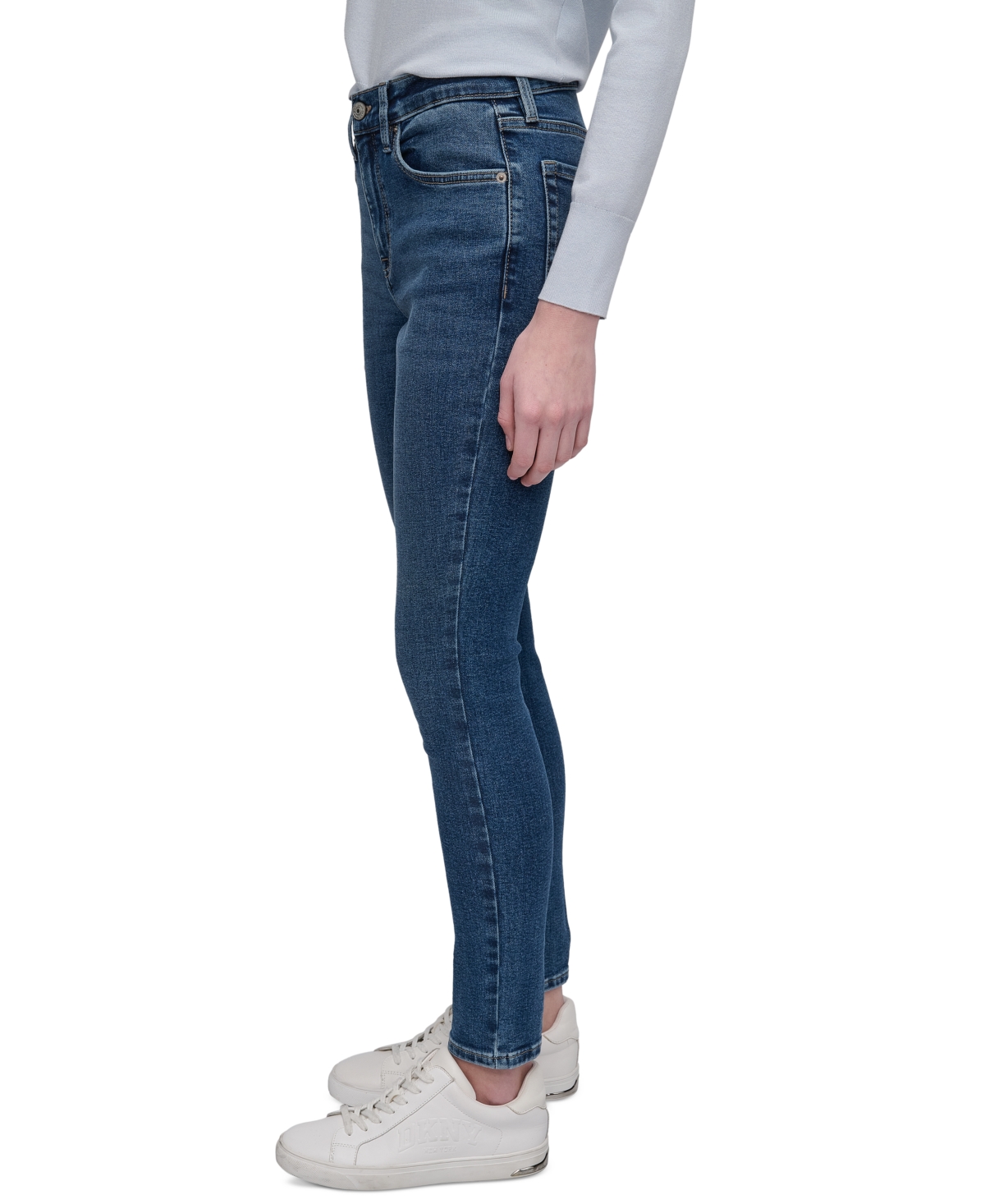 DKNY JEANS WOMEN'S MID RISE SKINNY JEANS 