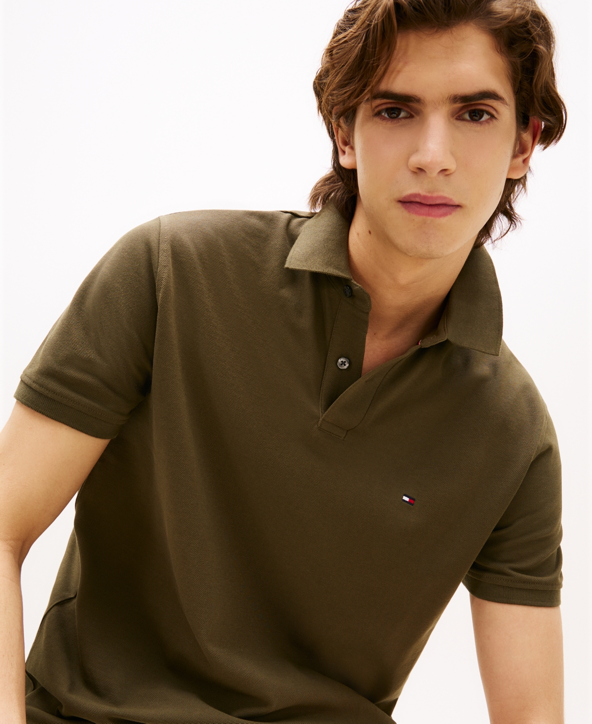 Tommy Hilfiger Men's Cotton Classic Fit 1985 Polo In Green