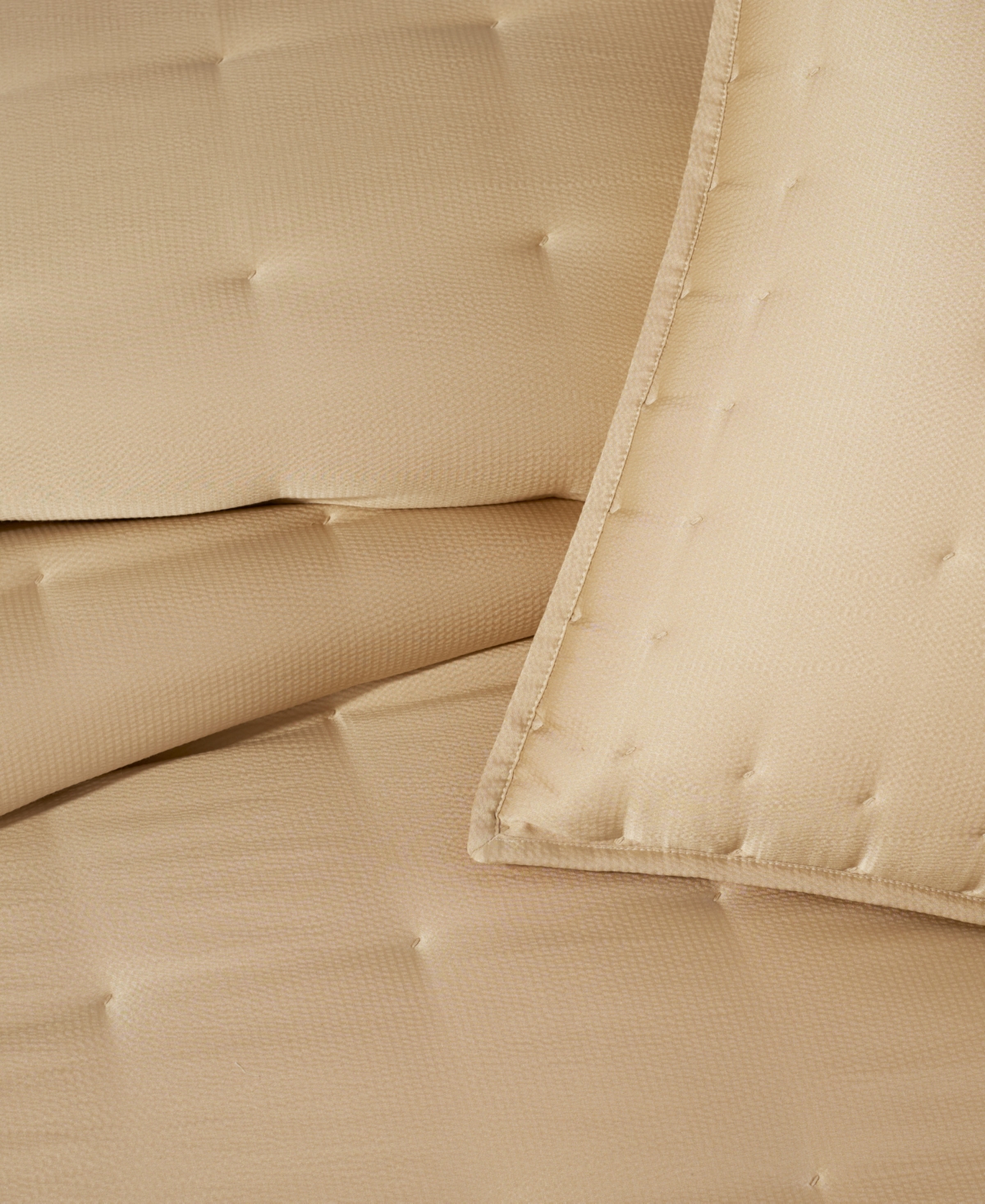 Donna Karan Home Hammered Silk Quilt, King In Gold