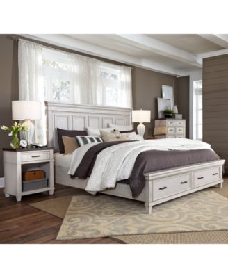 Furniture - Dawnwood 3-Pc. Queen Storage Set (Bed, Chest & 1-Drawer Nightstand)
