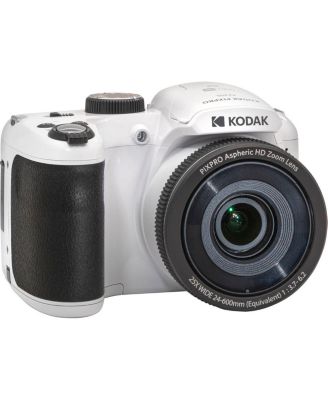 PIXPRO Astro Zoom AZ255 16MP Full HD 3" LCD Screen Digital Camera, White