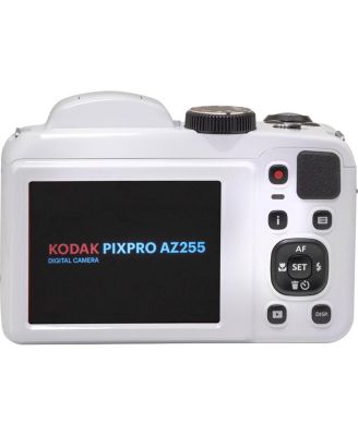 PIXPRO Astro Zoom AZ255 16MP Full HD 3" LCD Screen Digital Camera, White