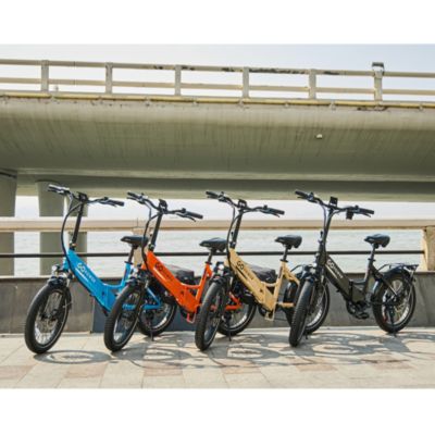 GoPlus Folding Electric Bike | 20" Fat Tire eBike | 500W Motor, 20mph Top Speed | 45+ Mile Range | Removable Battery | Class 1 and 2