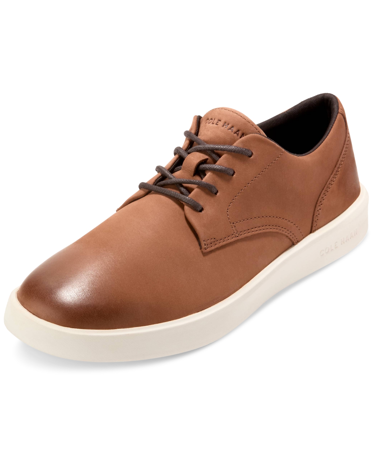 Cole Haan Grand Crosscourt Daily Plain Toe Sneaker In Brown