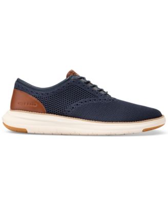 Cole Haan Men's Grand Remix Lace-Up Knit Oxford Shoes - Macy's