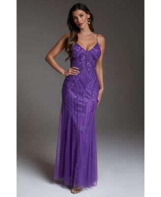 Bebe Women's Beaded Gown - Macy's