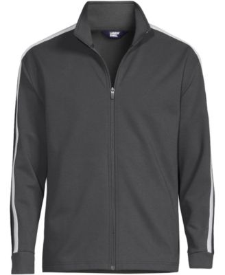 Men's Long Sleeve Knit Twill Track Full Zip