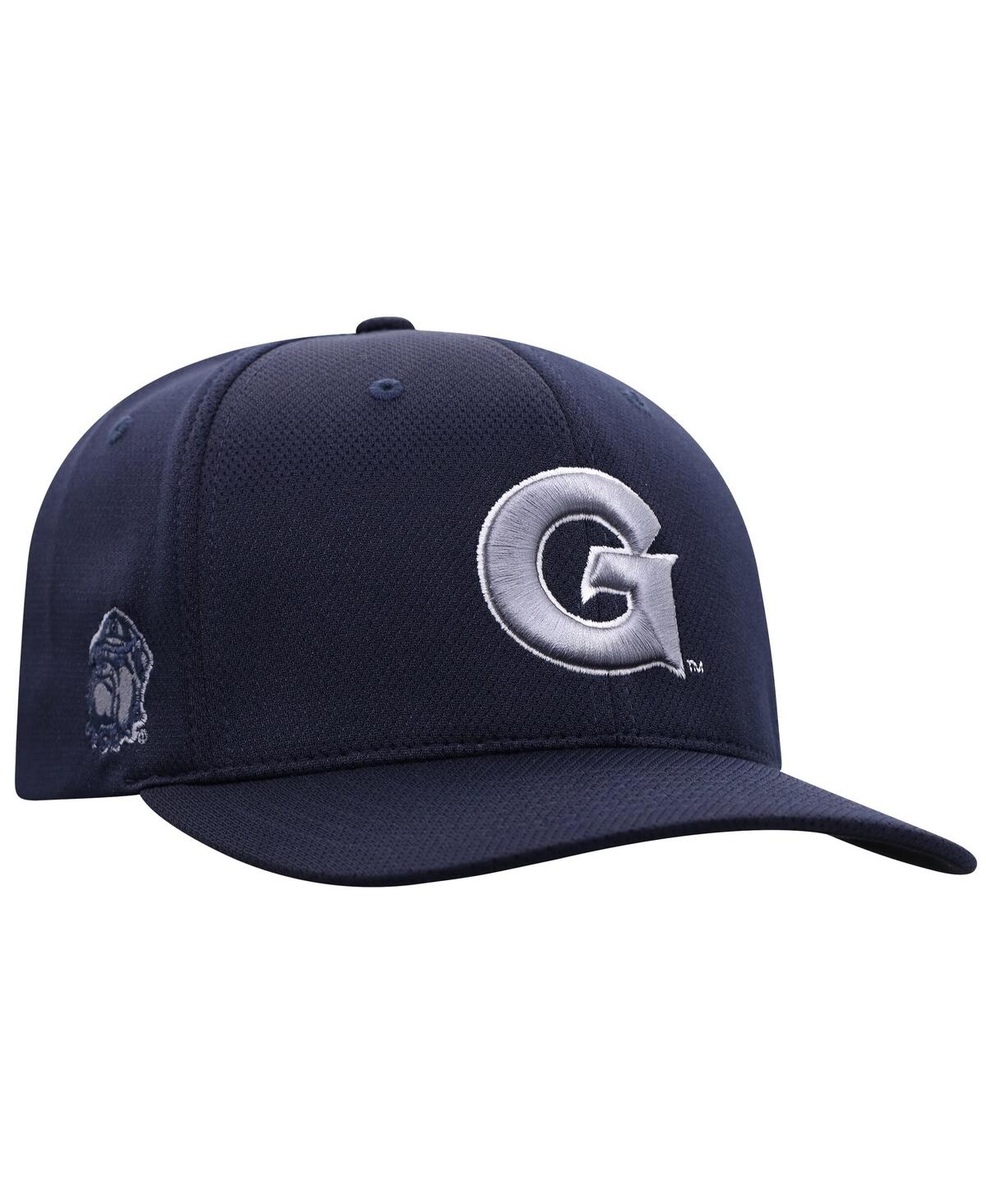 Top Of The World Men's True Navy Georgetown Hoyas Reflex Flex Hat In True Navy