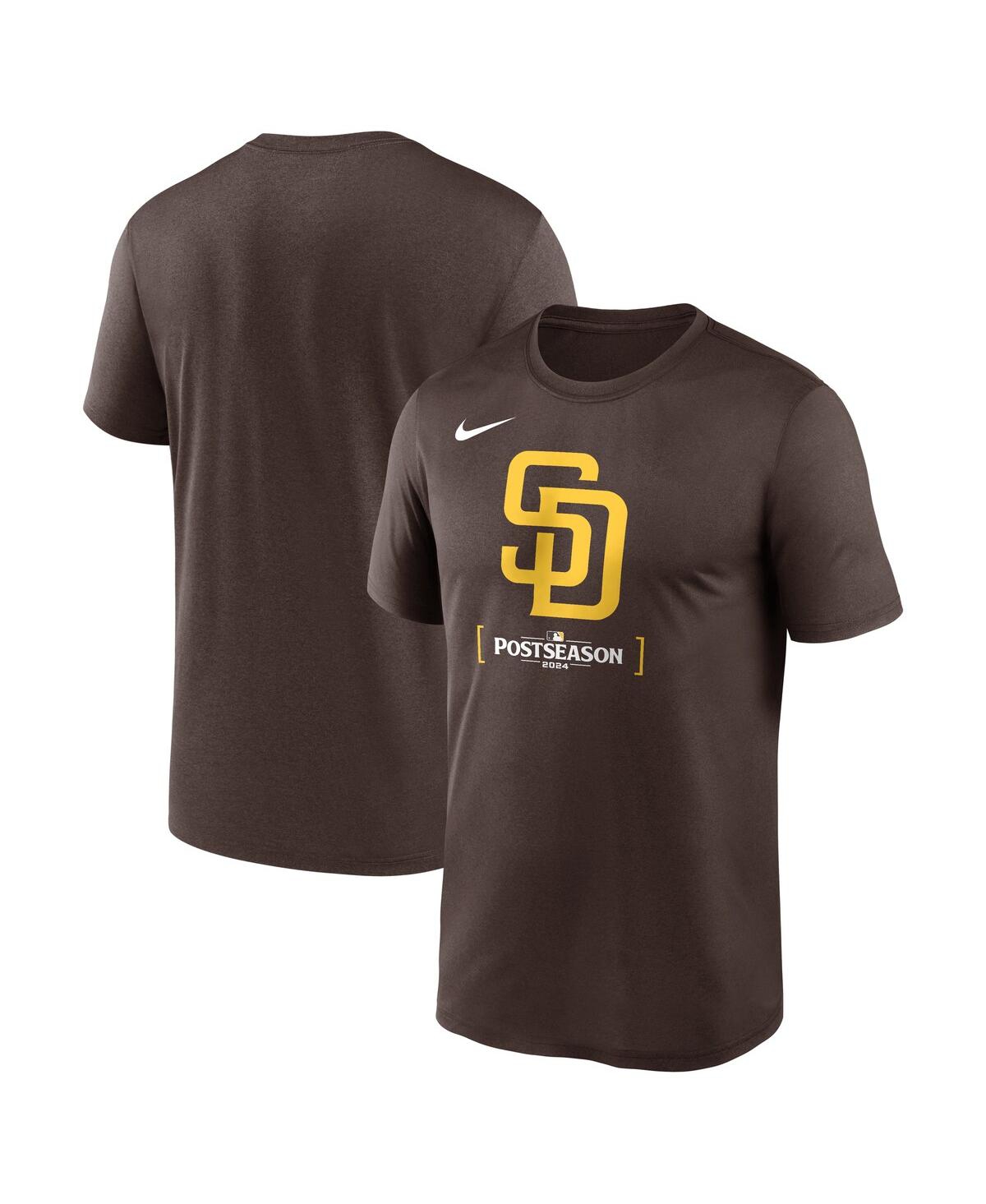 Nike Men's Brown San Diego Padres 2024 Mlb Postseason Authentic Collection Legend T-shirt