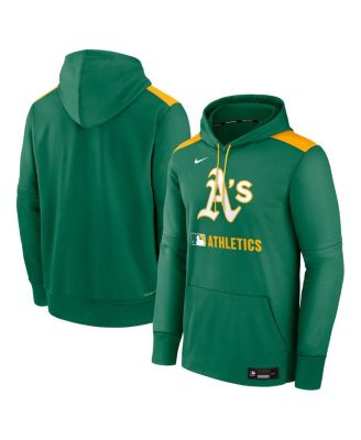 Nike - Men's Kelly Green Athletics Authentic Collection Performance Pullover Hoodie