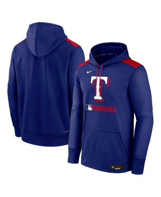 Nike - Men's Royal Texas Rangers Authentic Collection Performance Pullover Hoodie