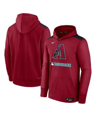 Nike - Men's Red Arizona Diamondbacks Authentic Collection Performance Pullover Hoodie