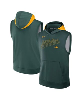 Nike - Men's Green Athletics Authentic Collection Performance Sleeveless Pullover Hoodie