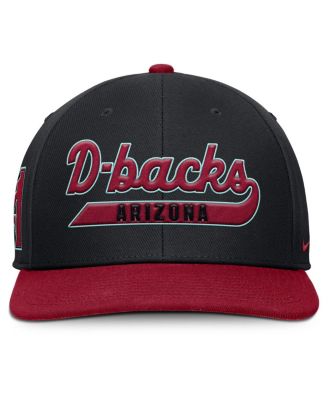 Men's Black/Red Arizona Diamondbacks Pro Performance Snapback Hat