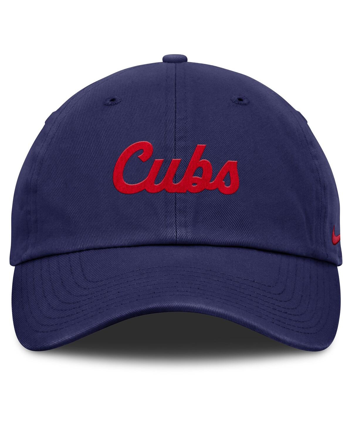 Nike Women's Navy Chicago Cubs Club Adjustable Hat In Navy