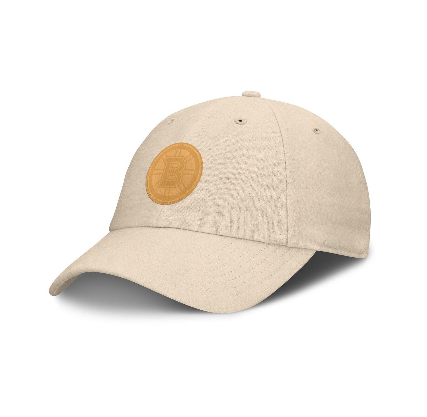 Men's Tan Boston Bruins Front Office Canvas Adjustable Hat