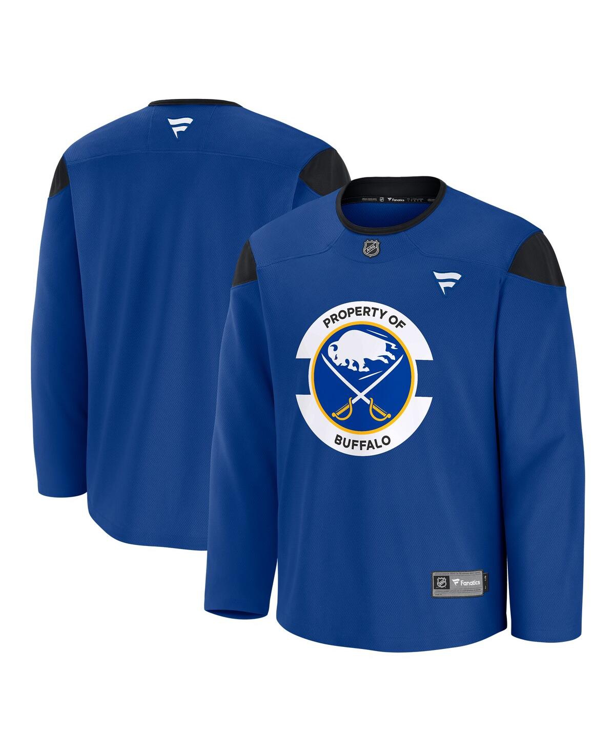 Fanatics Men's Royal Buffalo Sabres Home Practice Jersey - Royal