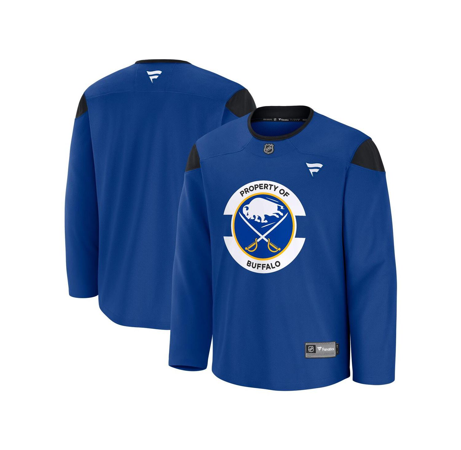 Men's Royal Buffalo Sabres Home Practice Jersey