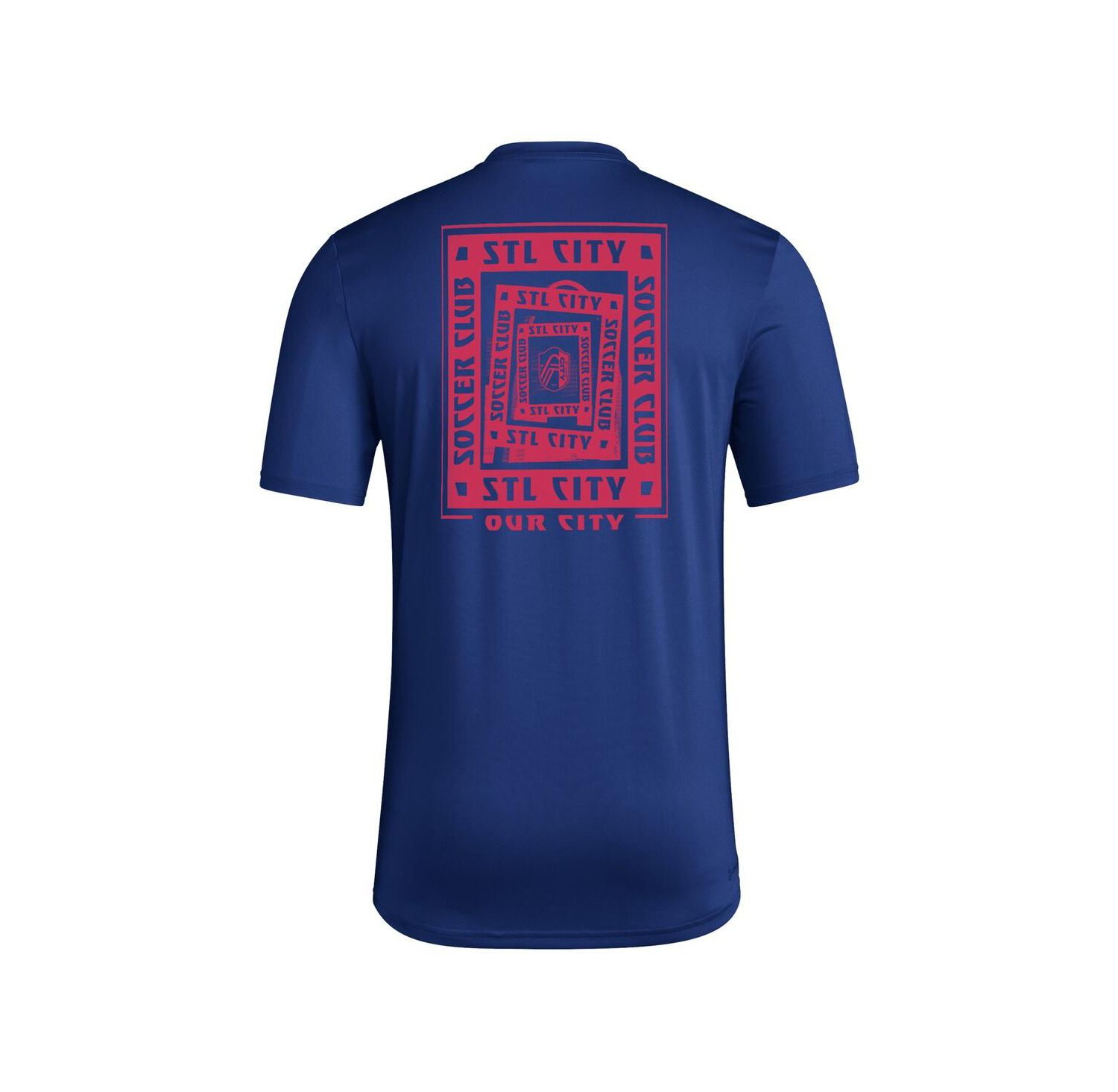 Men's Navy St. Louis City SC Local Wrap T-Shirt