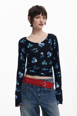 Women's Fruit sweater with mock neck