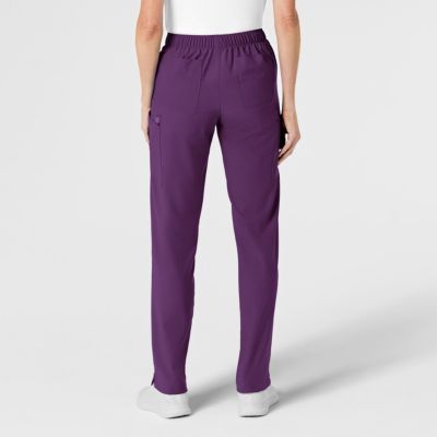 Women's W123 Flat Front Cargo Scrub Pant