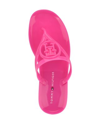 Women's Vedna Cutout Logo Jelly Thong Sandals