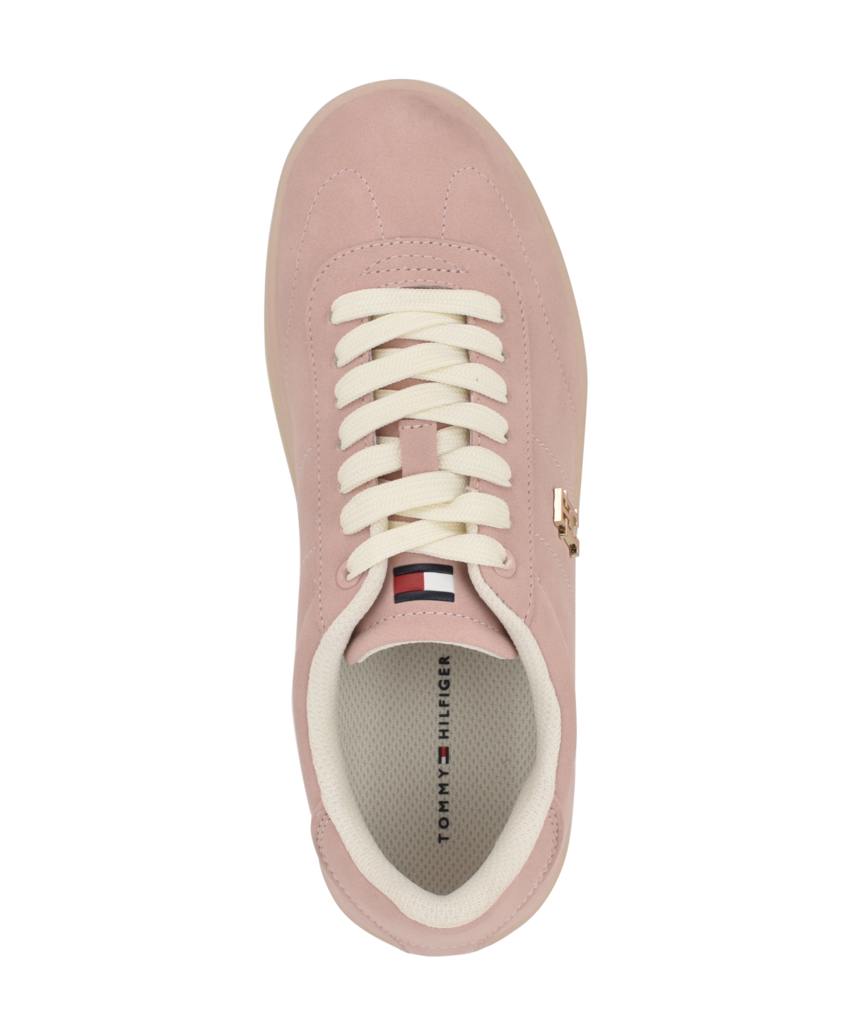 Tommy Hilfiger Women's Renaud Logo Lace-up Sneakers In Dusty Pink