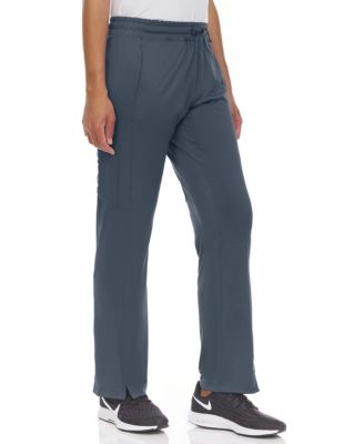 Plus Size Scrubs Mid Rise Six Pocket Active Yoga Scrub Pants