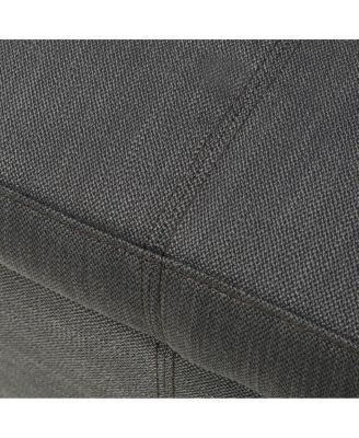 50” Armed Storage Bench,Upholstered Ottoman for Bedroom,Living Room, or Entryway-The Pop Home