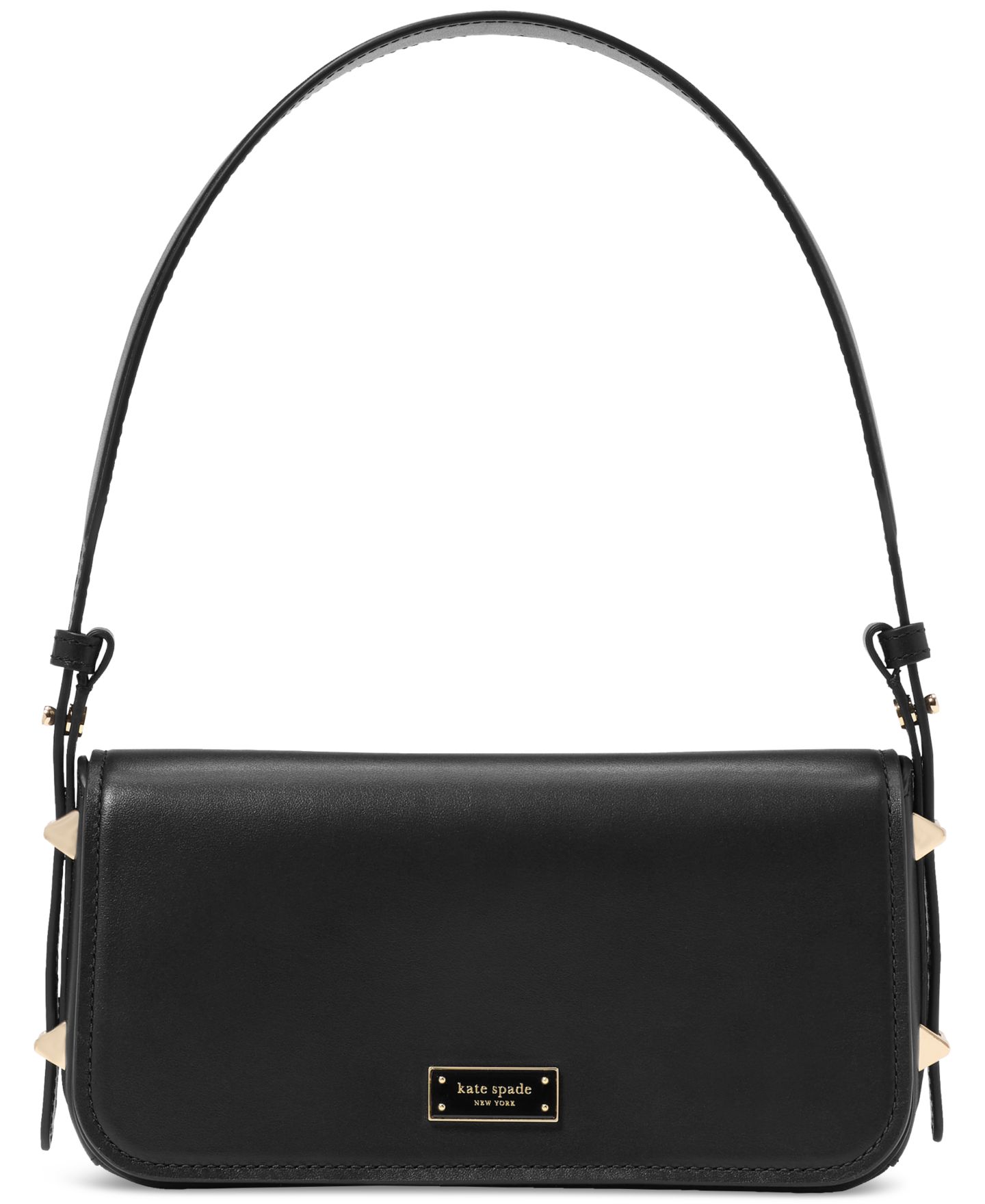 Женская сумка kate spade new york Liv Small Leather Shoulder, цвет: Чёрный — фото 1