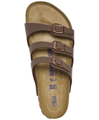 Women's Florida Birko-Flor Nubuck Soft Footbed Sandals from Finish Line