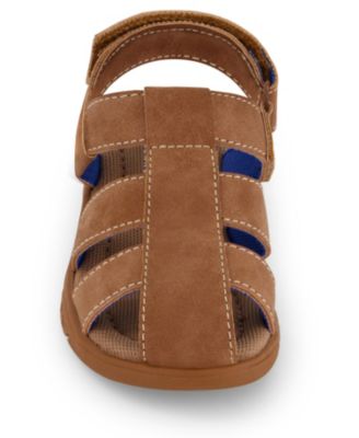 Little and Big Boys Benjamin Casey Hook and Loop Sandal