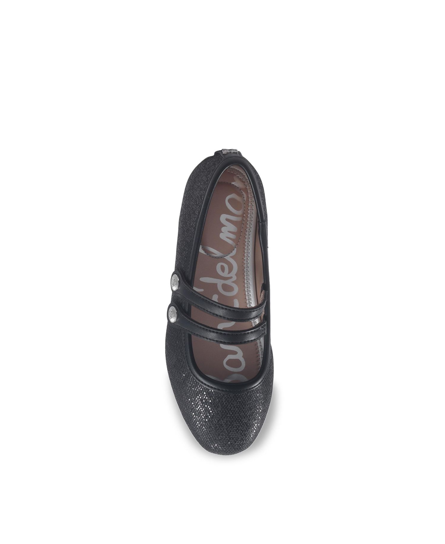 Little and Big Girls Maeve Button Double-Strap Mary Jane Flat
