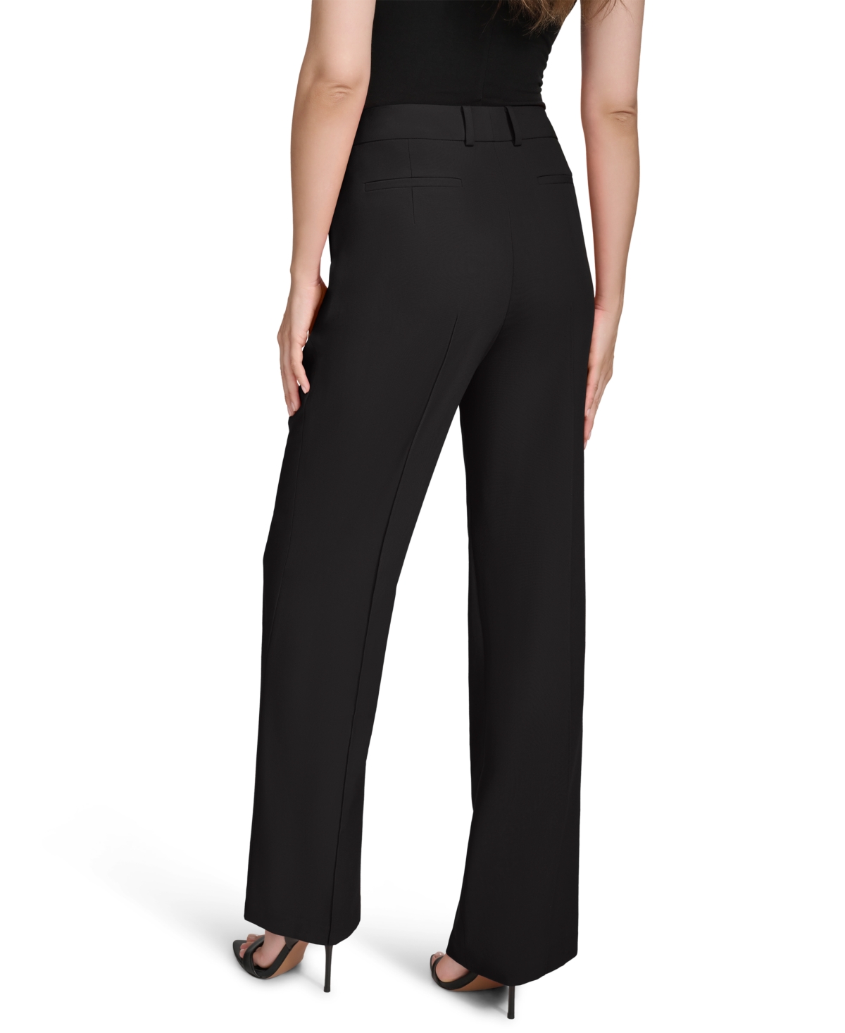 HALSTON WOMEN'S STRAIGHT-LEG TROUSERS 